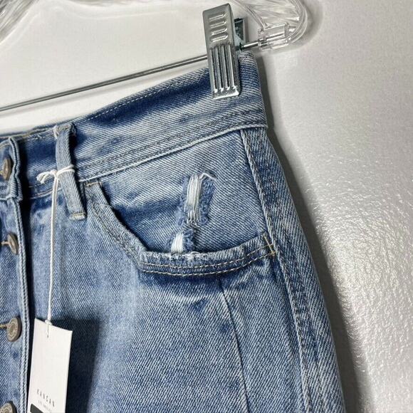 Kancan Button Front High Rise A-Line Skirt Size Medium Women’s NEW - Picture 2 of 11